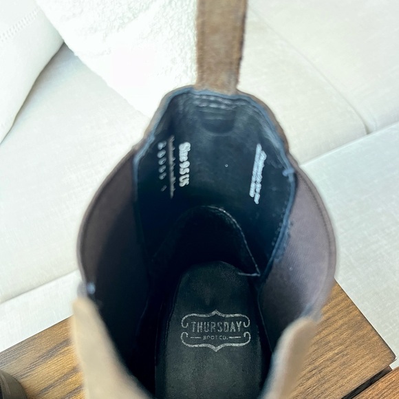 Thursday Boot Co. Duchess Chelsea Boot in Dark Brown Suede - Picture 9 of 10